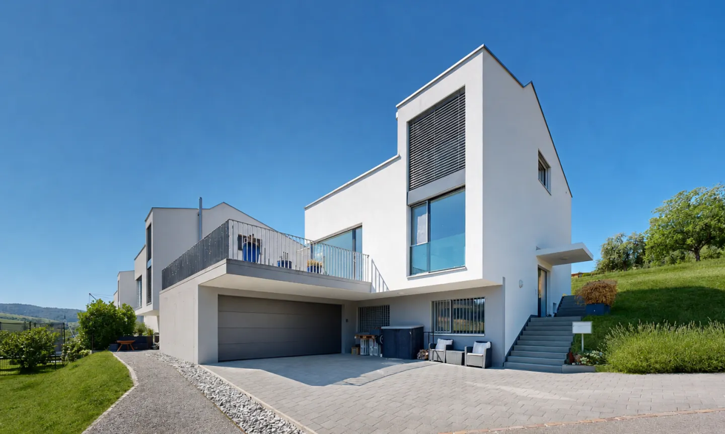 Modernes Zuhause mit unverbaubarer Weitsicht und viel Wohnkomfort - Foto 3 von 11