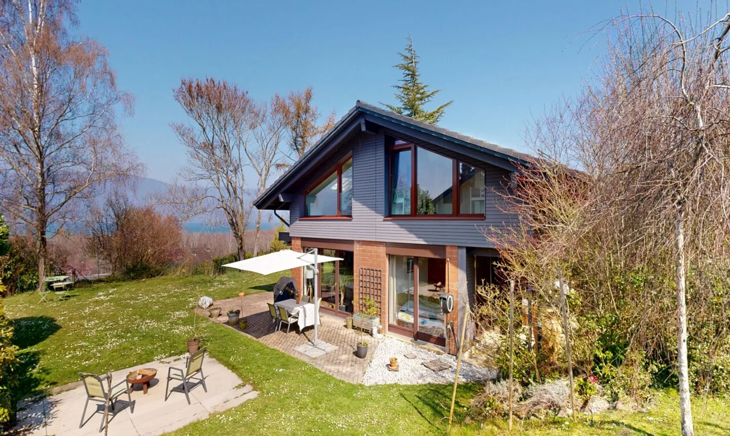 Eccezionale: Villa d'architetto con vista lago a Yvonand - Foto 1 di 11