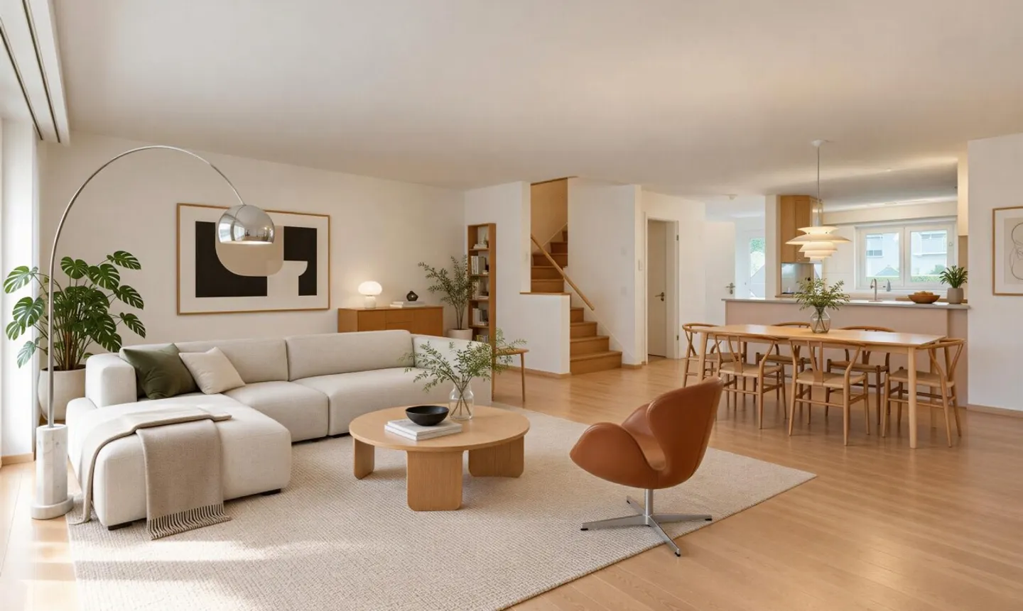 Casa a schiera di 5.5 locali con giardino, mansarda ristrutturata e montascale - Foto 2 di 11