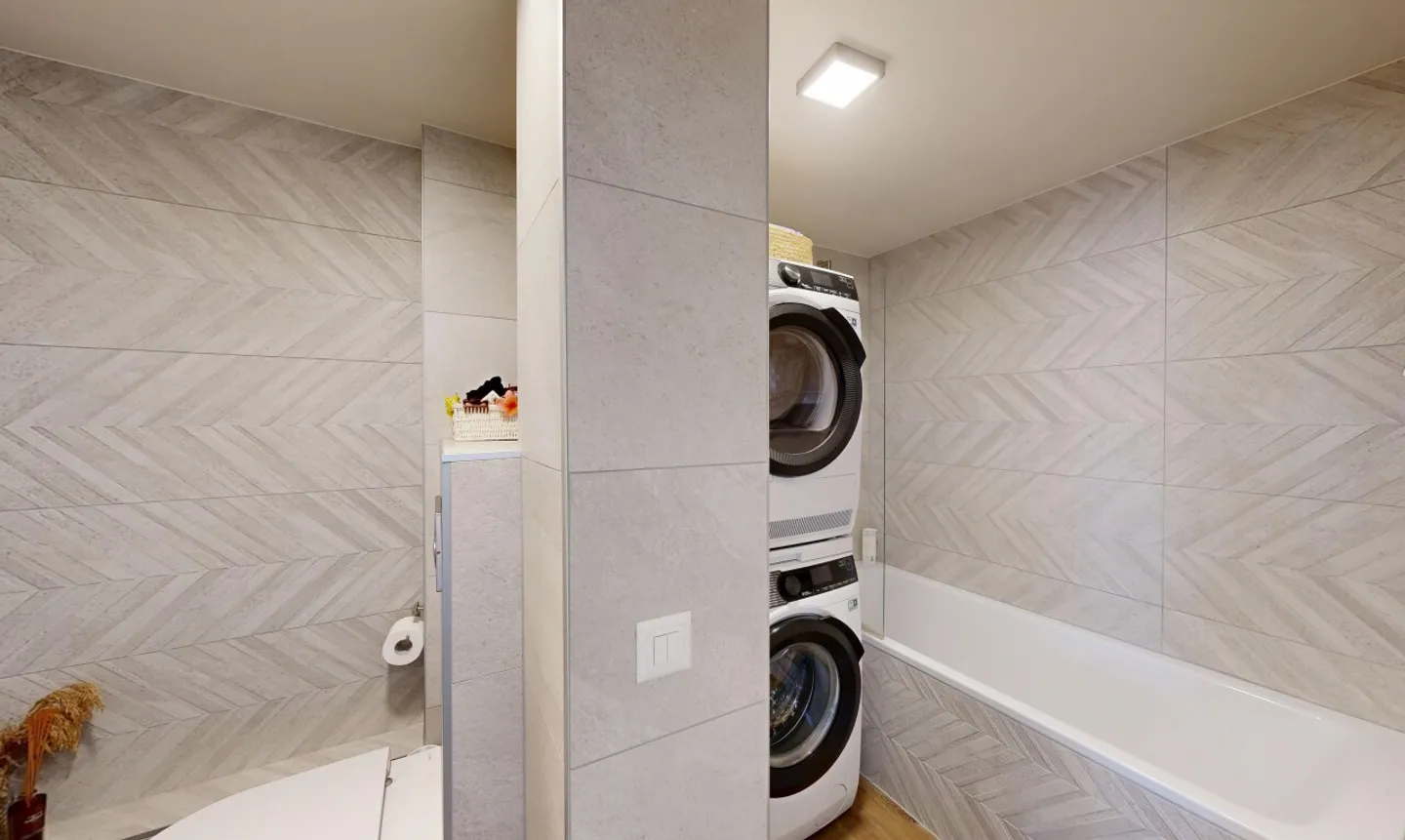 Superbo attico 3.5 stanze completamente ristrutturato a Borex - Foto 9 di 11