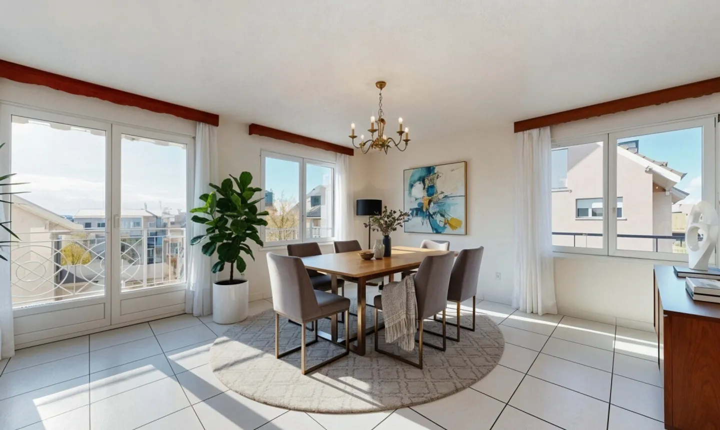 Luminoso duplex a due passi dal centro di Morges - Foto 4 di 13