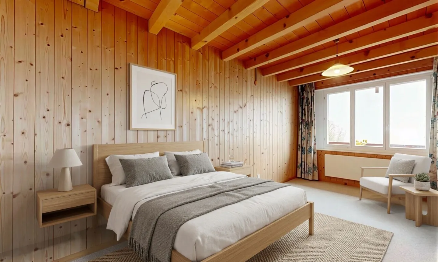 Appartamento 3.5 locali con vista panoramica sulle montagne del Hasliberg - Foto 7 di 11