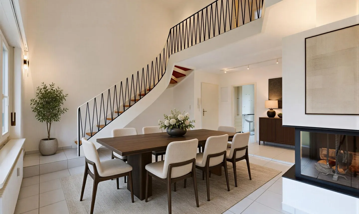 Maisonette attico con tre balconi e giardino privato - Foto 3 di 11