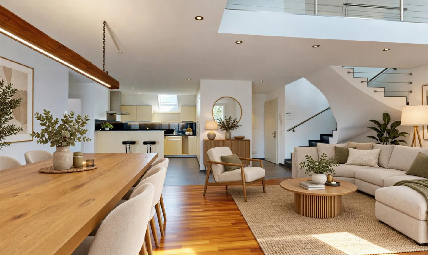 Living on two levels - Stylish 4.5 room maisonette apartment - Photo 2 of 11