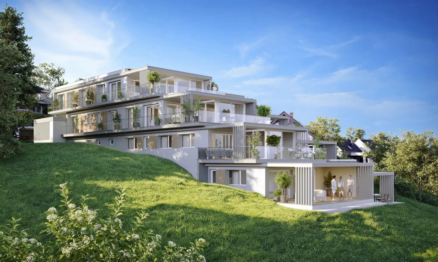 Splendido appartamento 3.5 di alta gamma con terrazza e vista lago - Foto 4 di 11