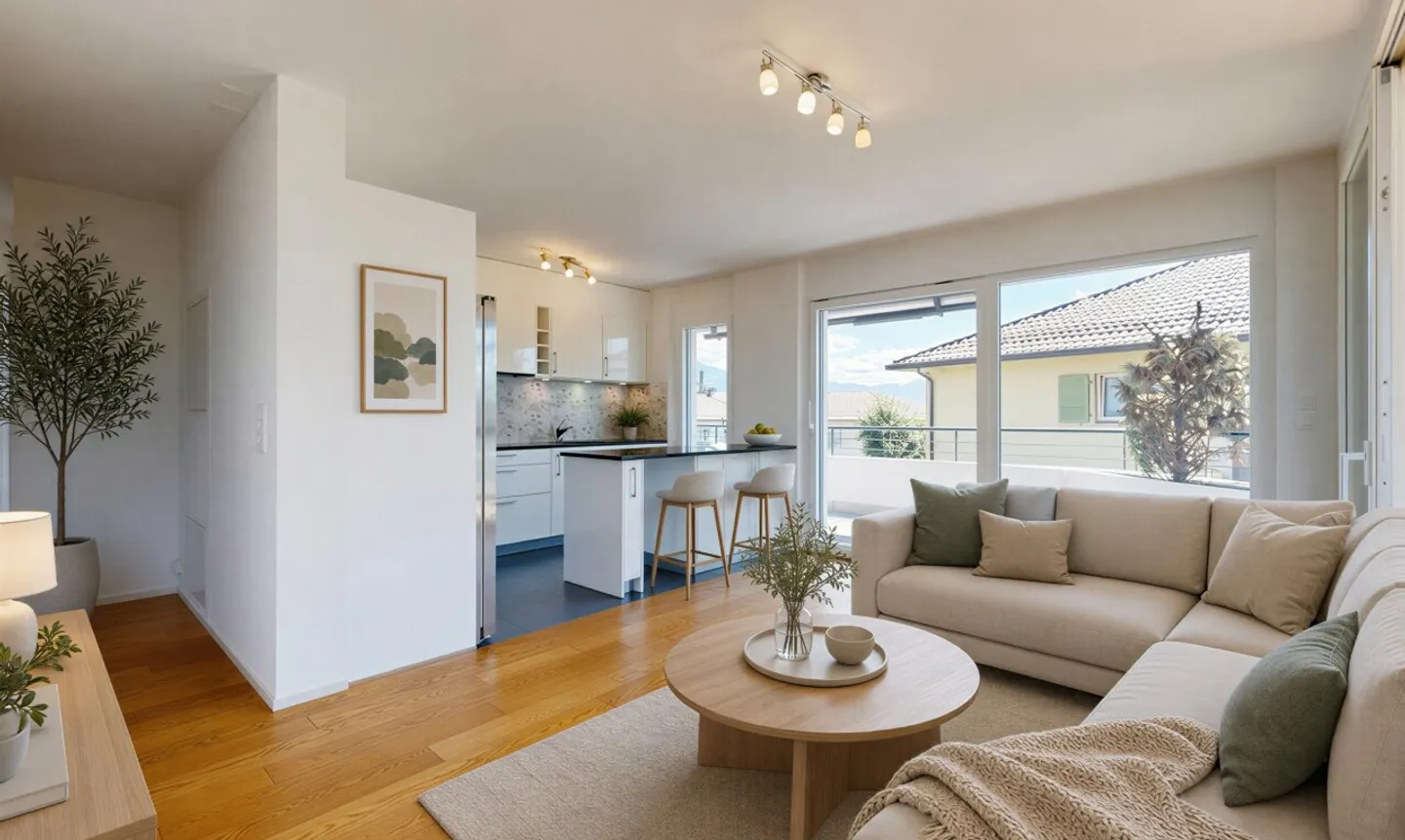Appartement contemporain à Pully - Photo 3 sur 11