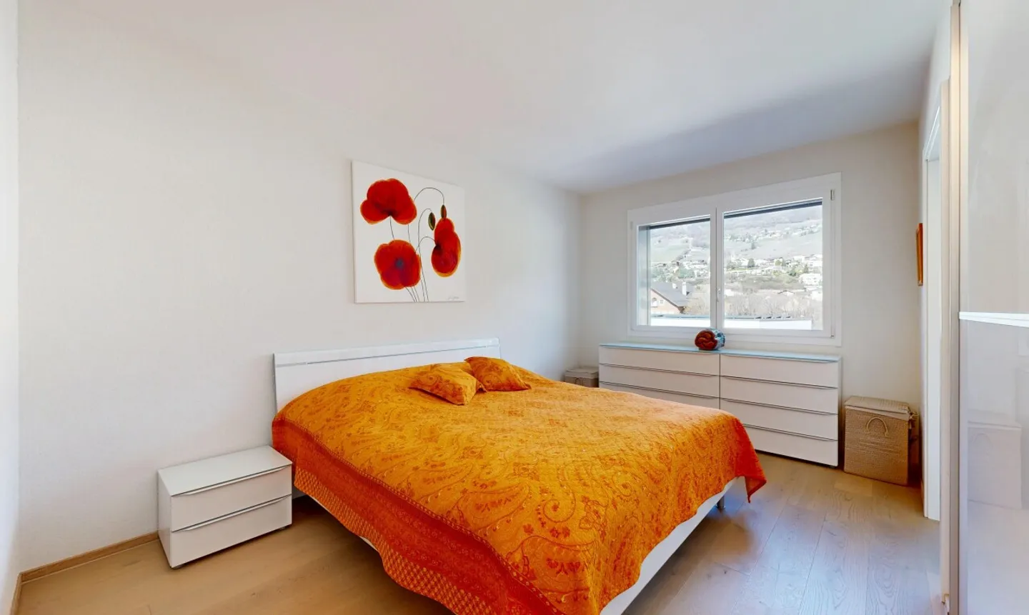 Magnificent penthouse 3.5 rooms with panoramic view in Sierre - Photo 9 of 11