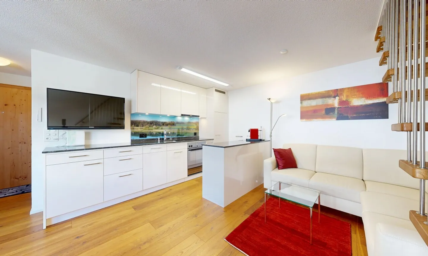 Charming Maisonette Apartment with Ski-in/Ski-out and Mountain Views in Parpan - Photo 3 of 11