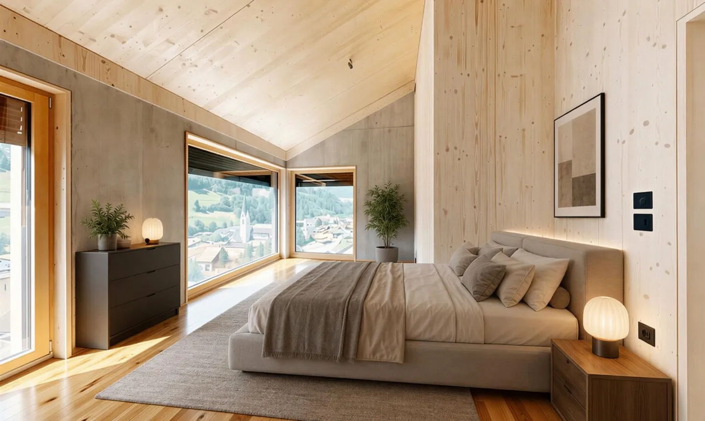 Newly built penthouse apartment with special architecture and mountain view - Photo 8 of 11