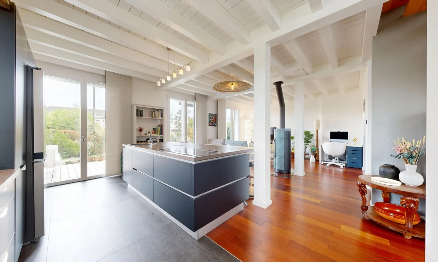 Casa a schiera luminosa con giardino in assoluto silenzio a Mont/Rolle - Foto 9 di 13