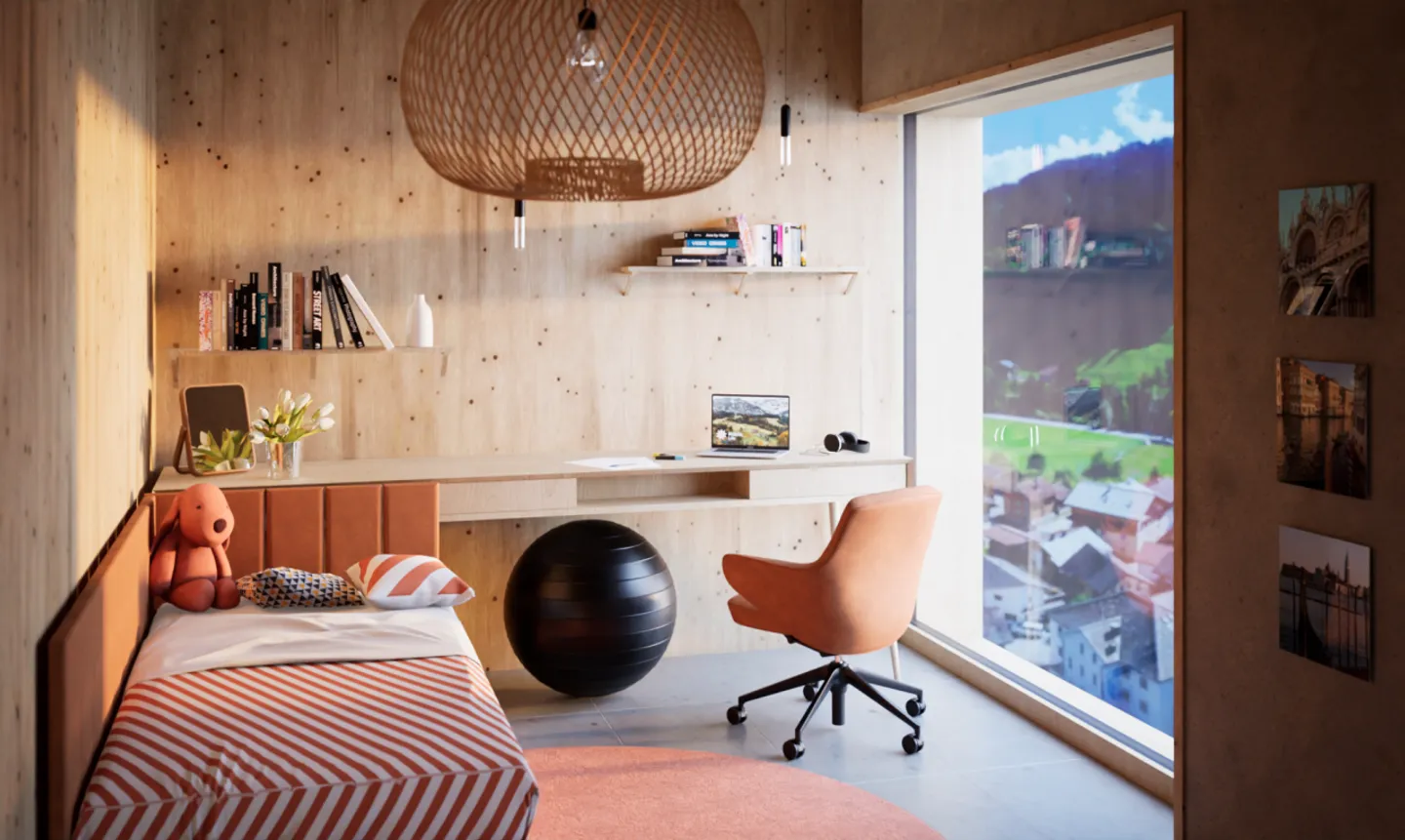Single-family house in shell construction with design potential in Küblis - Photo 10 of 11