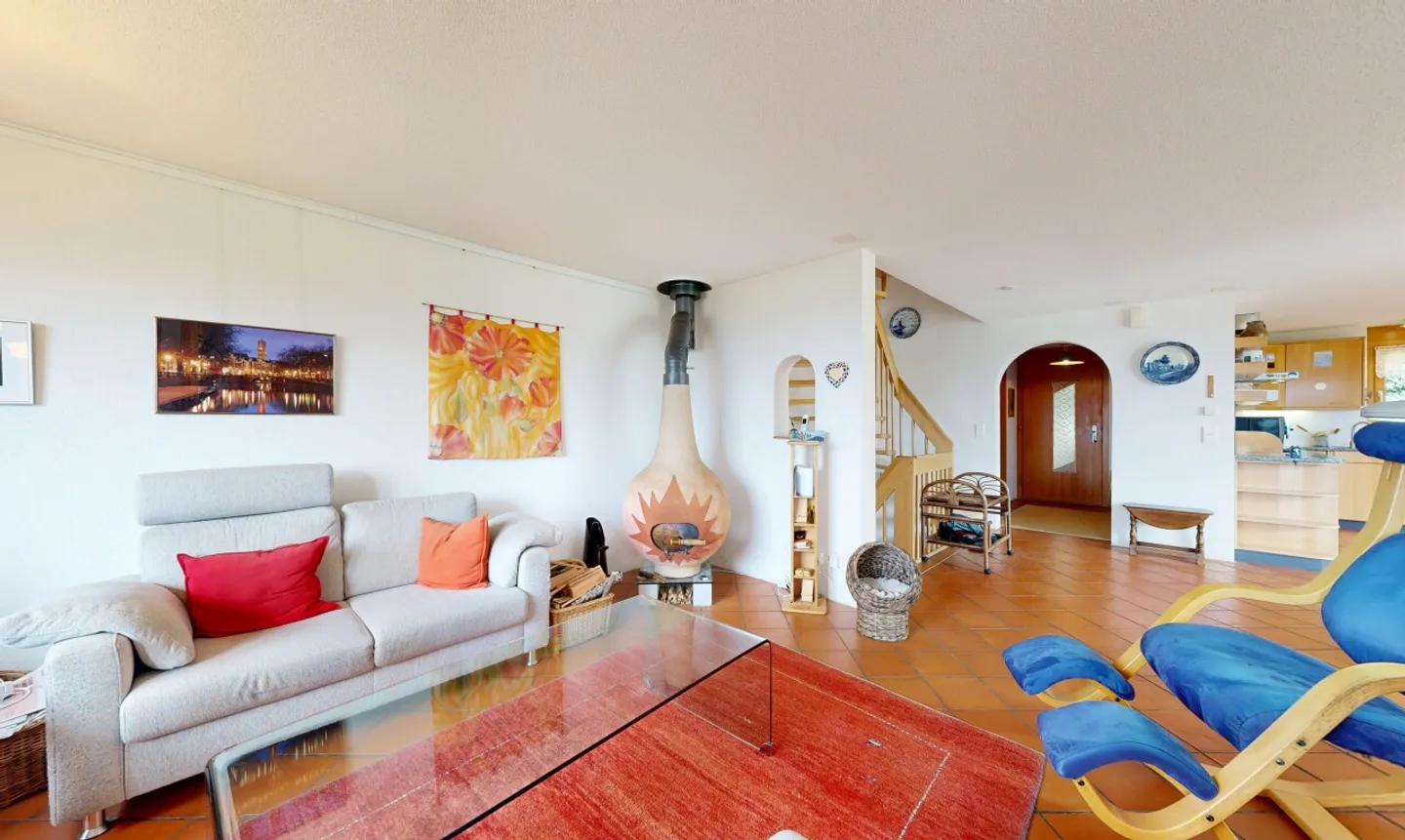 Paradis familial avec vue imprenable, idylle de jardin et réserve d'extension - Photo 4 sur 11
