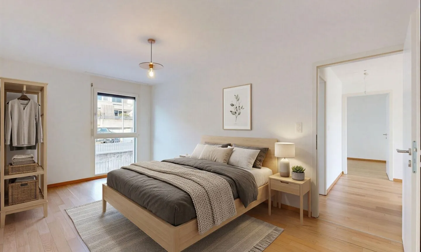 Bella vista sul lago per questo appartamento luminoso e spazioso! - Foto 9 di 11