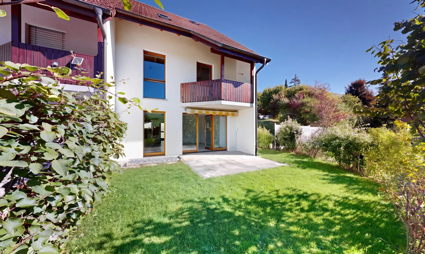 Spacious Corner Townhouse with Garden and Expansion Potential in Zuzgen - Photo 1 of 11