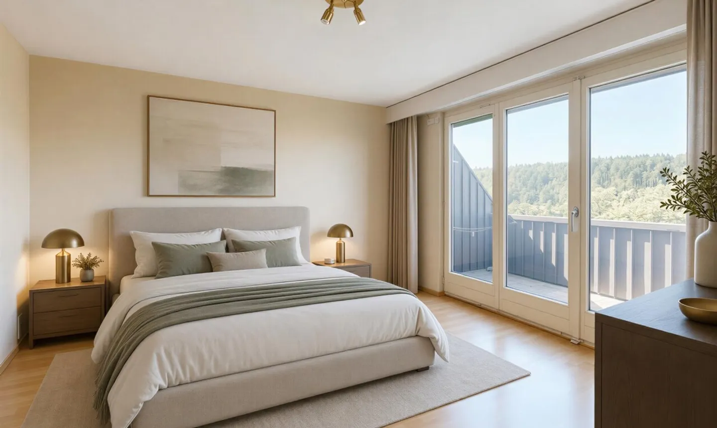 Maison individuelle jumelée avec vue dégagée et jardin spacieux - Photo 8 sur 11