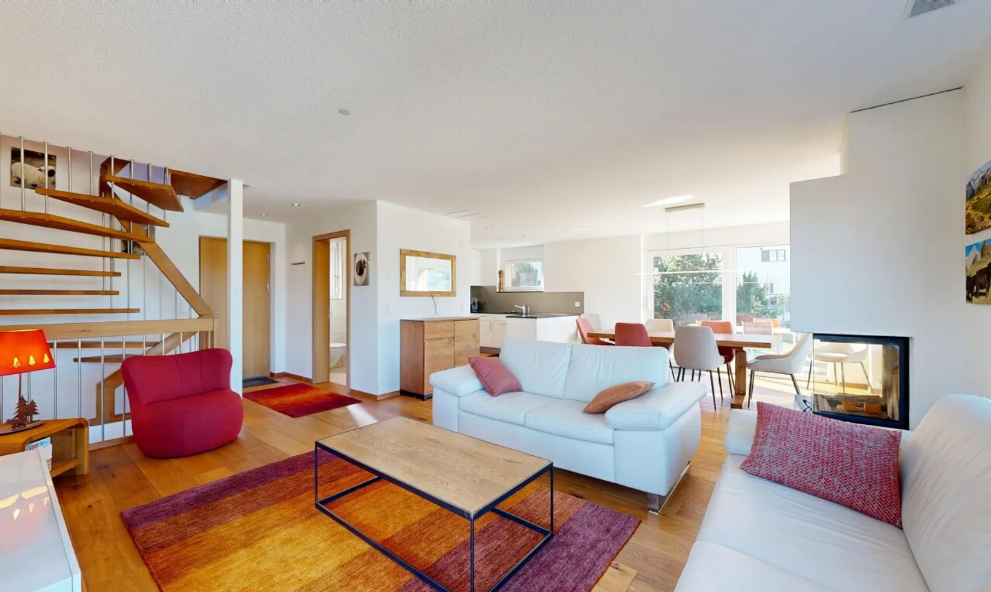 Außergewöhnliches Chalet mit Panoramablick in Bürchen - Foto 8 von 11