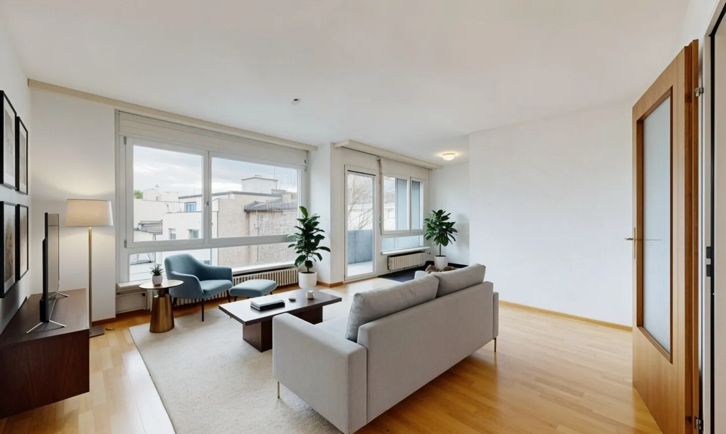 Appartamento 4.5 locali con balcone e garage sotterraneo a Kleinbasel - Foto 3 di 11