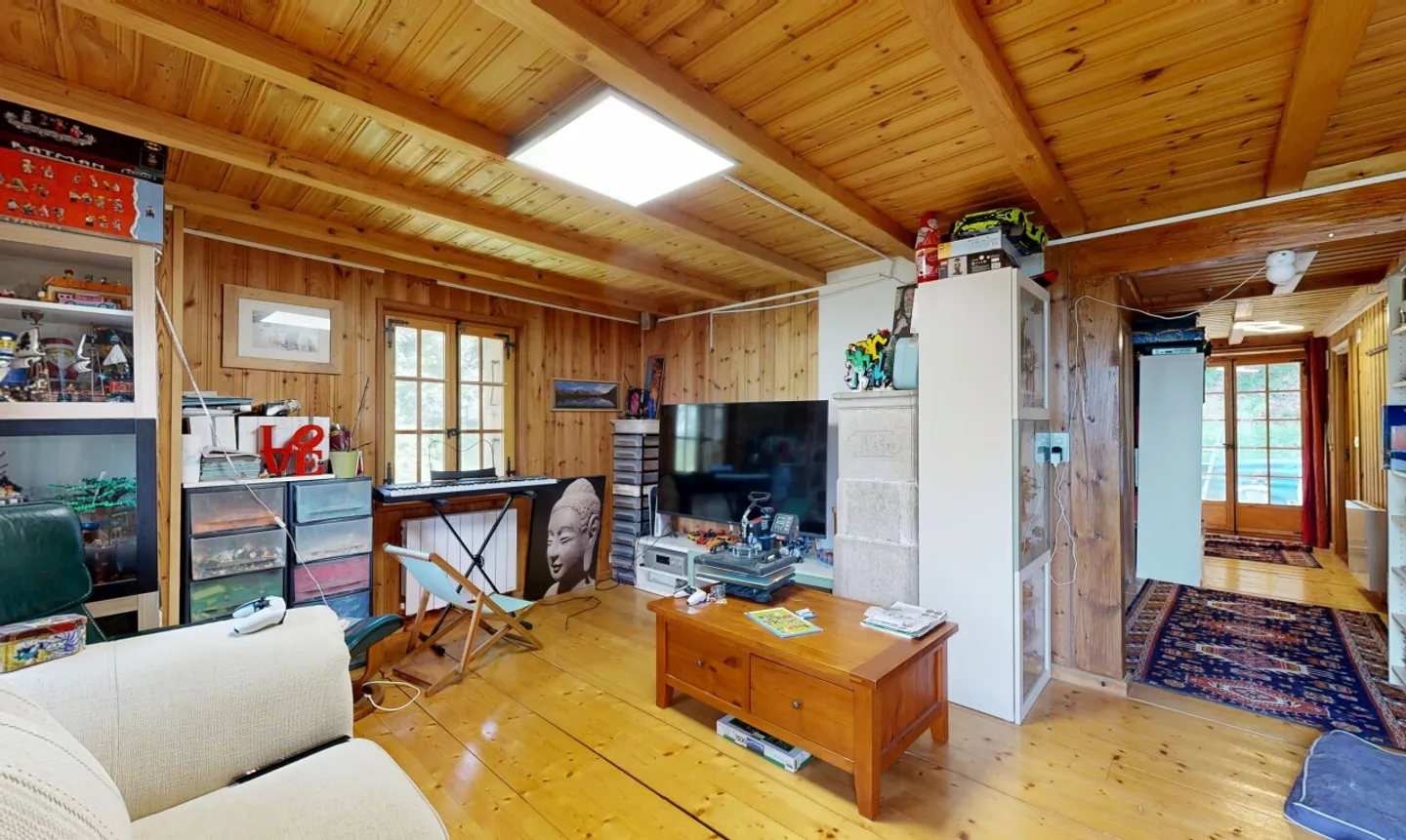 Les Giettes – Chalet de caractère sur un terrain d'exception - Photo 9 sur 11