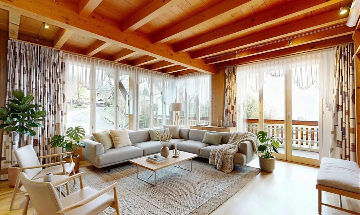 Appartamento 3.5 locali con vista panoramica sulle montagne del Hasliberg - Foto 3 di 11