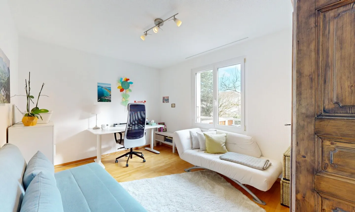 Corcelles: Superbo appartamento di 112 m² in un contesto verde - Foto 9 di 11