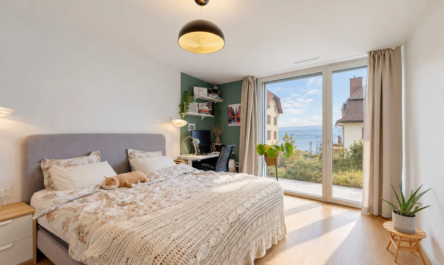 4.5 rooms of 2024 with garden, terrace and lake view - Photo 7 of 11