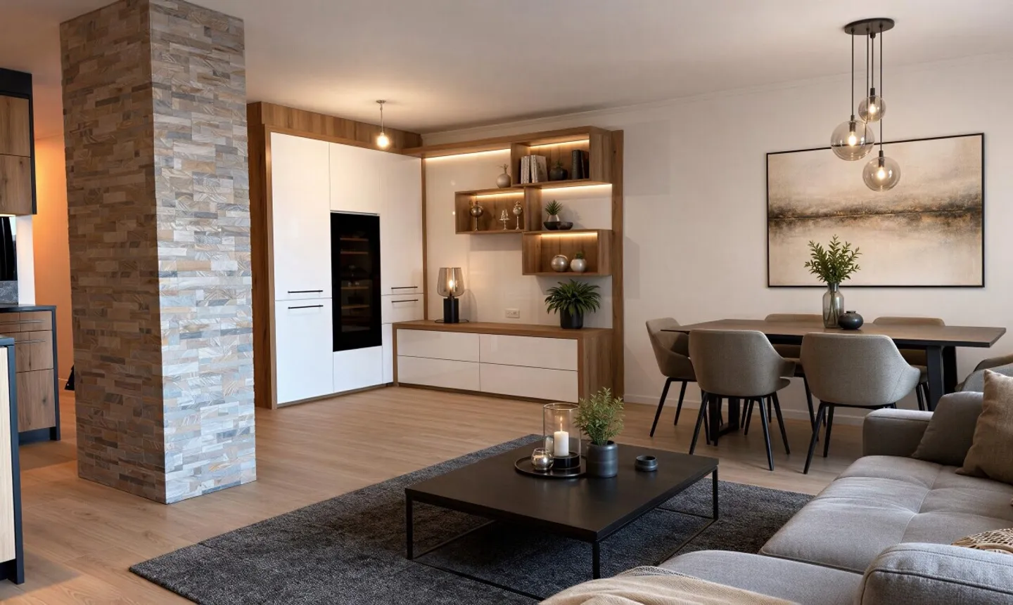 Vue lac époustouflante pour ce 4.5 pièces rénové avec soin - Foto 5 von 11