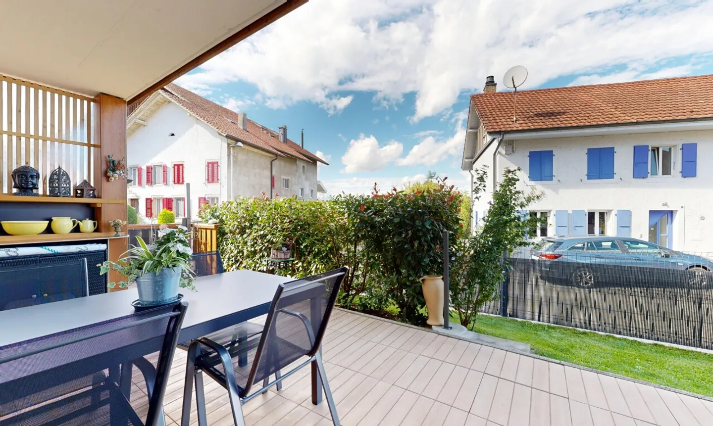 Wunderschöne 3,5-Zimmer-Wohnung im Zentrum von Gletterens - Foto 10 von 11