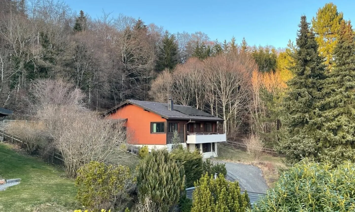 Großes freistehendes Haus, eingebettet in eine grüne Umgebung - Foto 1 von 13