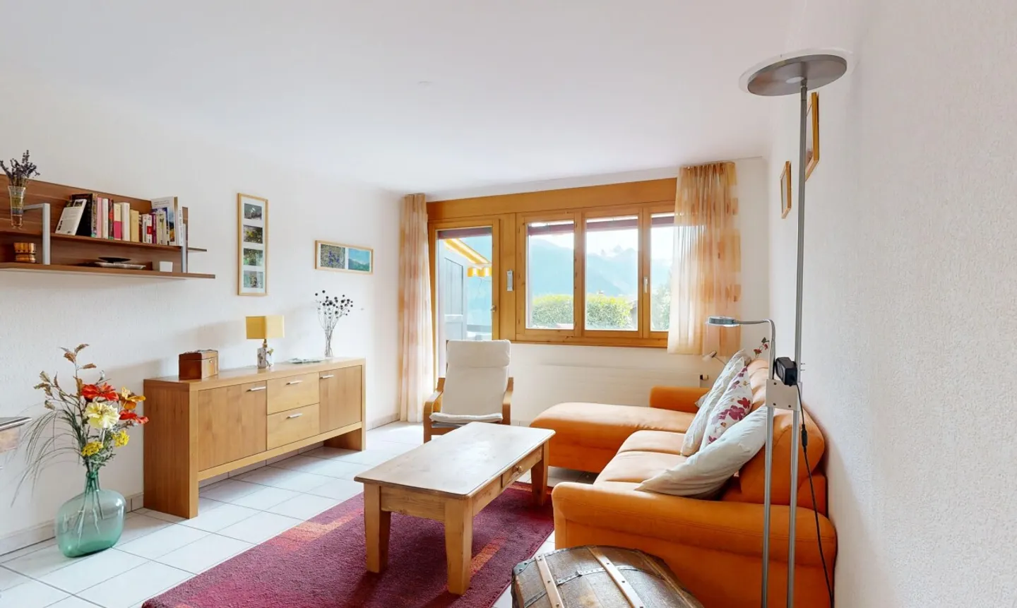 Magnifico appartamento di 3,5 stanze al piano giardino alle porte di Crans-Montana - Foto 1 di 11
