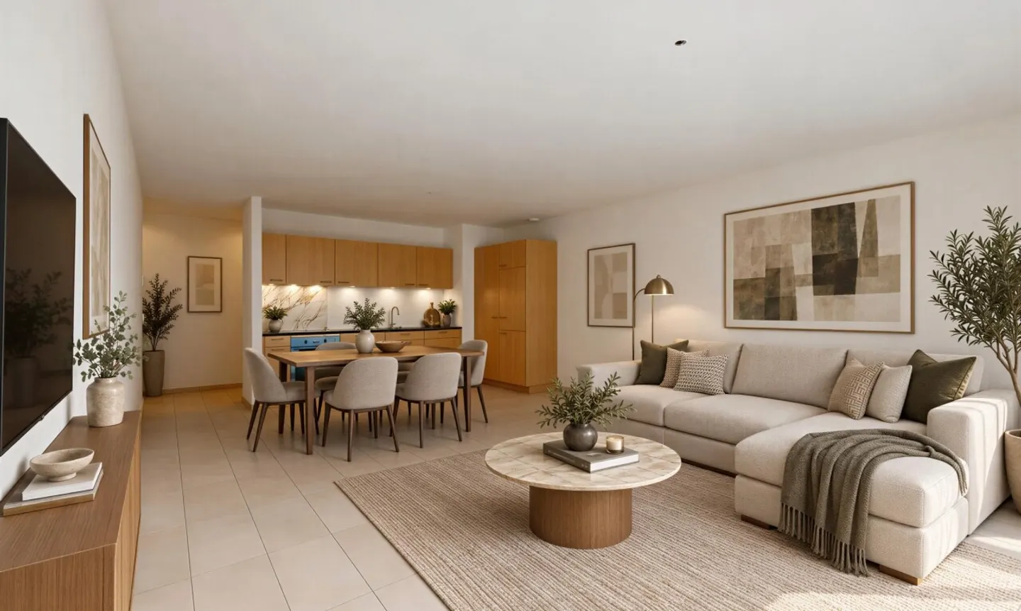 Appartement lumineux avec grand balcon - Photo 2 sur 11