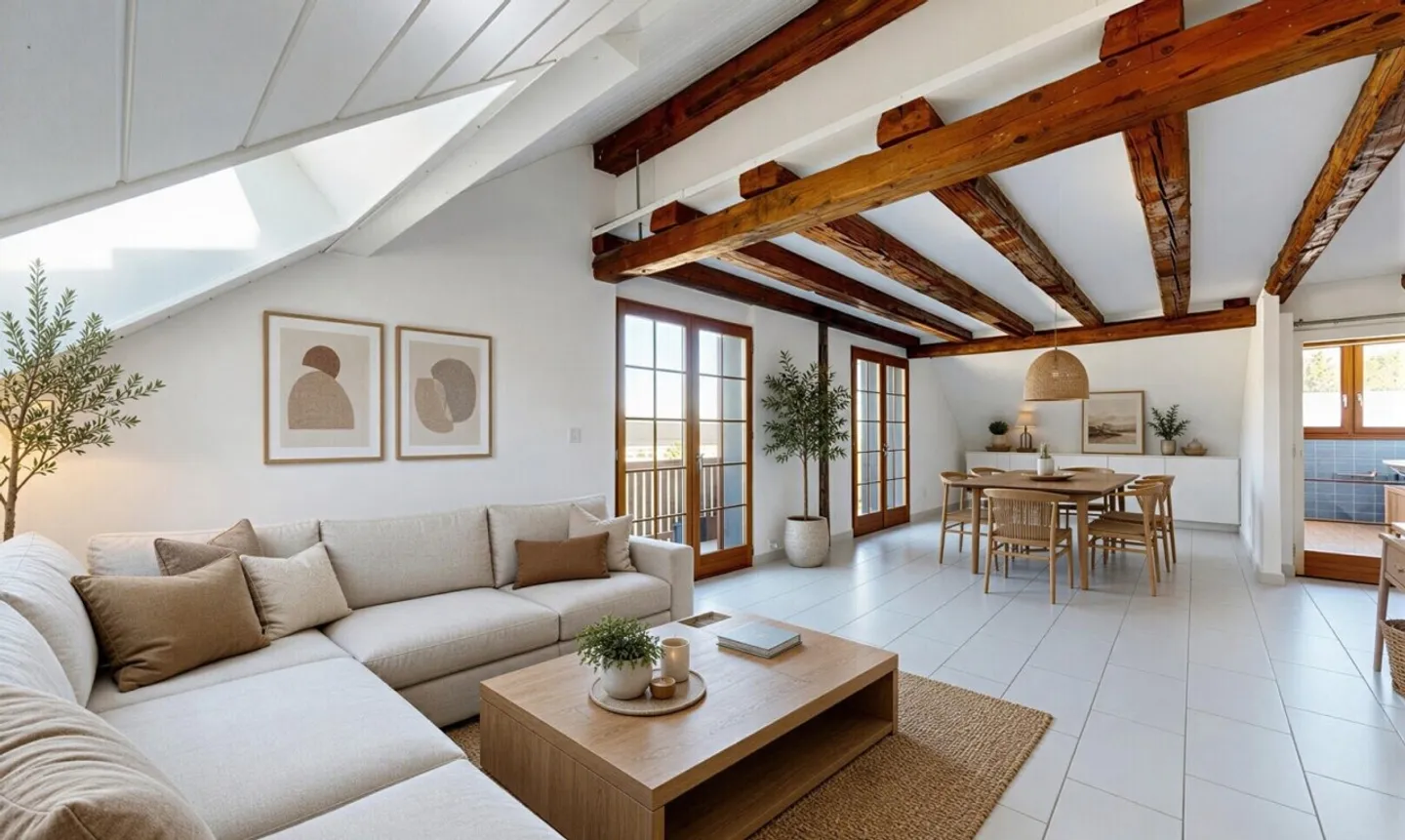 Bright and well-arranged 3.5-room duplex - Photo 2 of 13