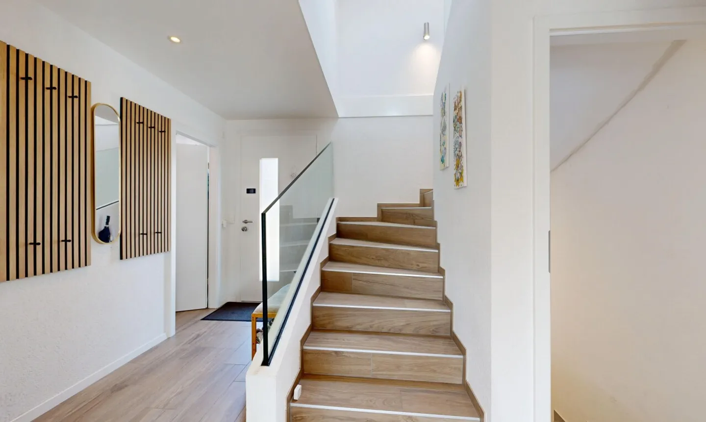 Neuere und helle Wohnung, nach Süden ausgerichtet, in Attalens - Foto 8 von 11