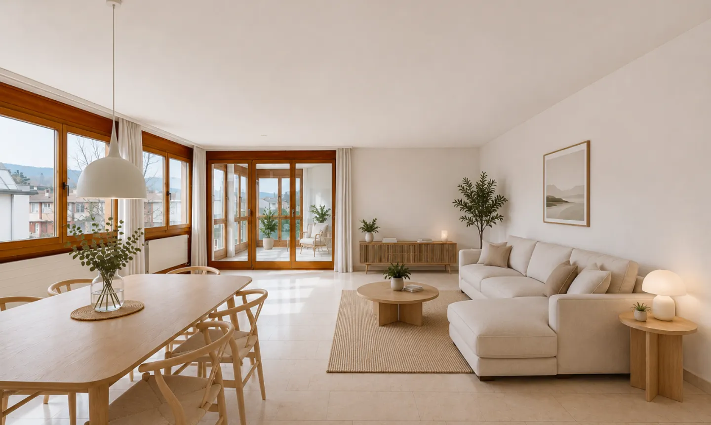 Elegant 4-room apartment with winter garden and parking space - Photo 2 of 13