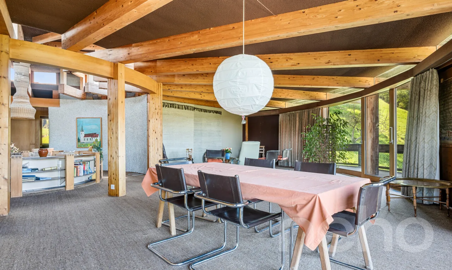 Vivre dans la Maison Ronde. Architecture, Nature et Tranquillité à Neuheim - Photo 8 sur 11