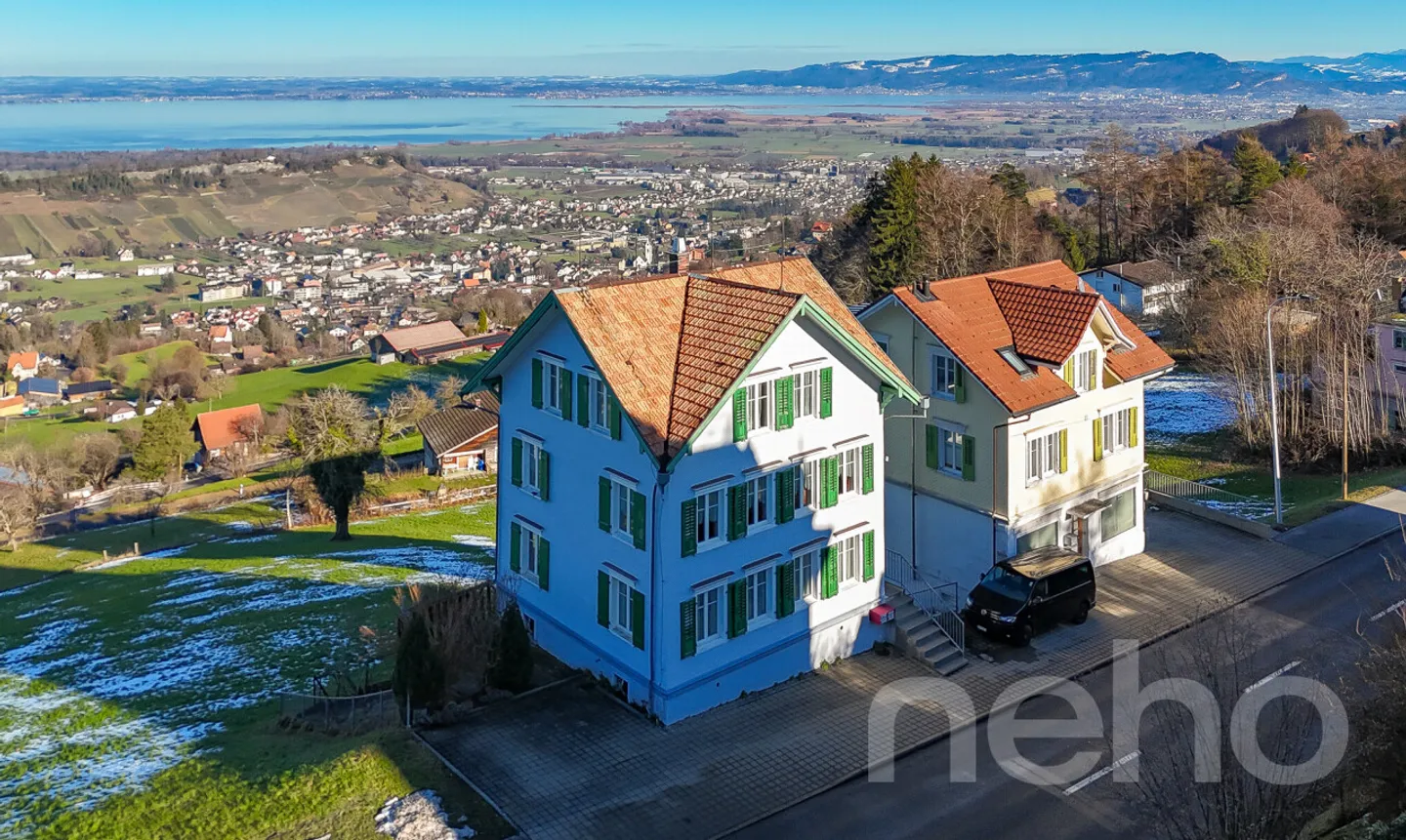 Wohnen mit Seesicht vielseitige Liegenschaft in Wolfhalden - Foto 1 di 11
