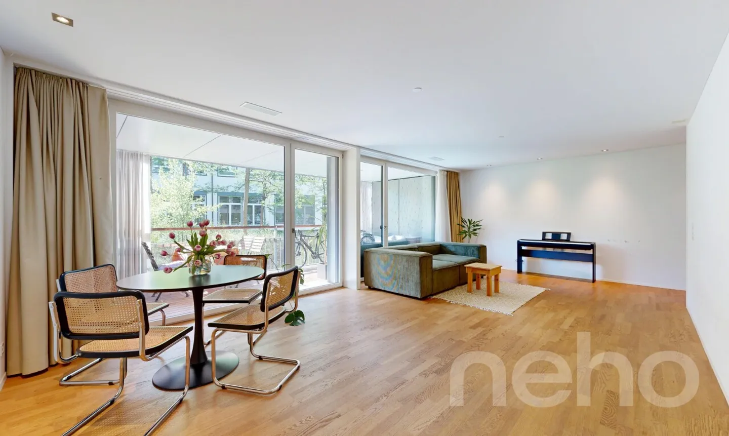 3 Minuten zum HB. Grosszügige Maisonette mit 2 Balkonen - Foto 4 von 11