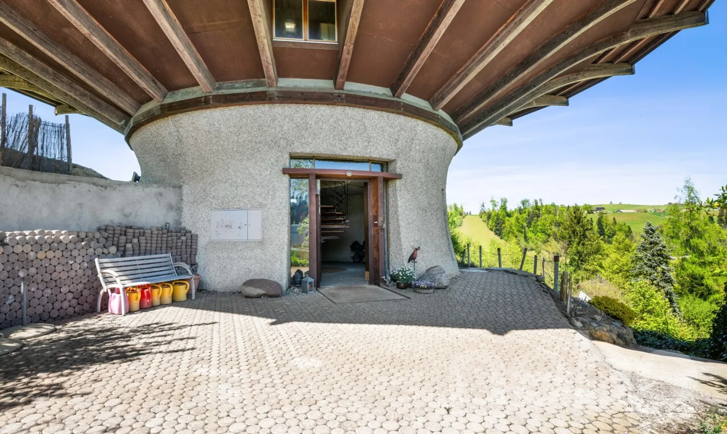 Vivre dans la Maison Ronde. Architecture, Nature et Tranquillité à Neuheim - Photo 7 sur 11
