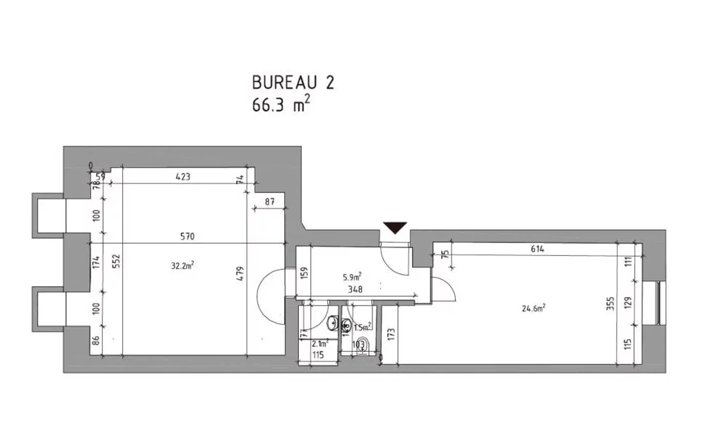 Schöner Büroraum in Eaux-Vives - Foto 2 von 5