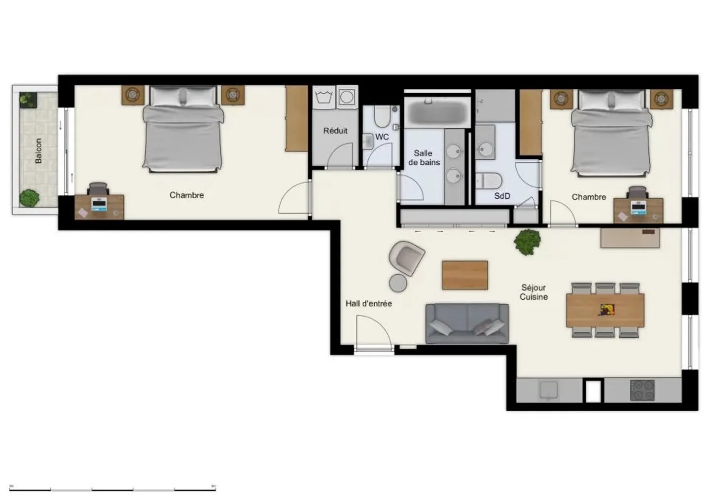 Magnificent 4-rooms flat completely renovated - Photo 2 of 12