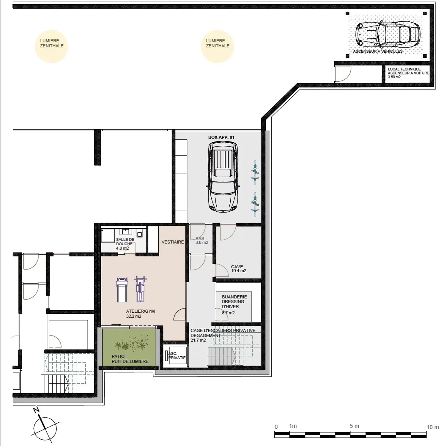 Élégant duplex neuf de 4 pièces au coeur de Genève - Foto 9 von 9