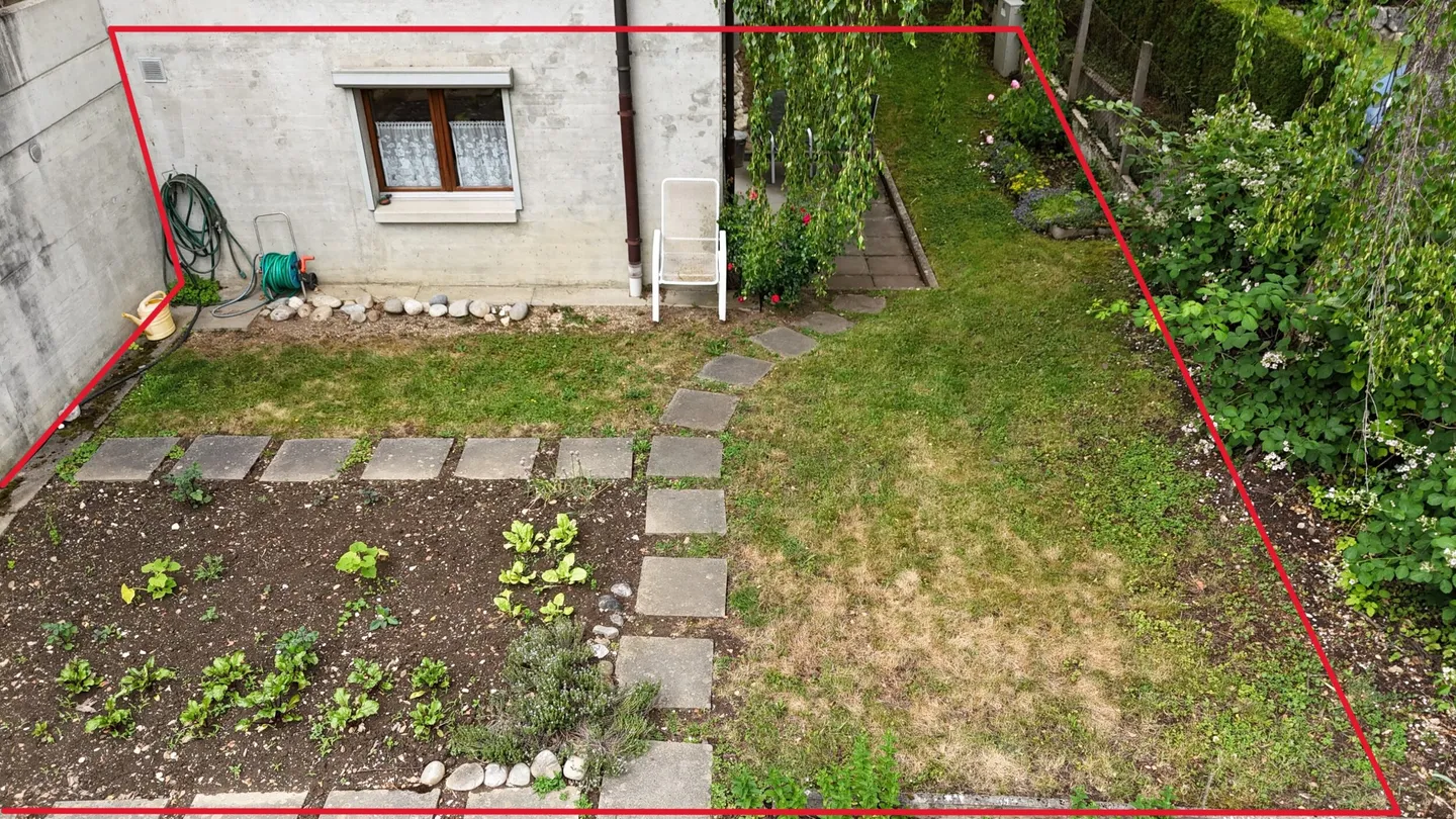 À louer à 2 minutes de Delémont appartement 2.5 pcesau rez-de-jardin - Photo 5 sur 13