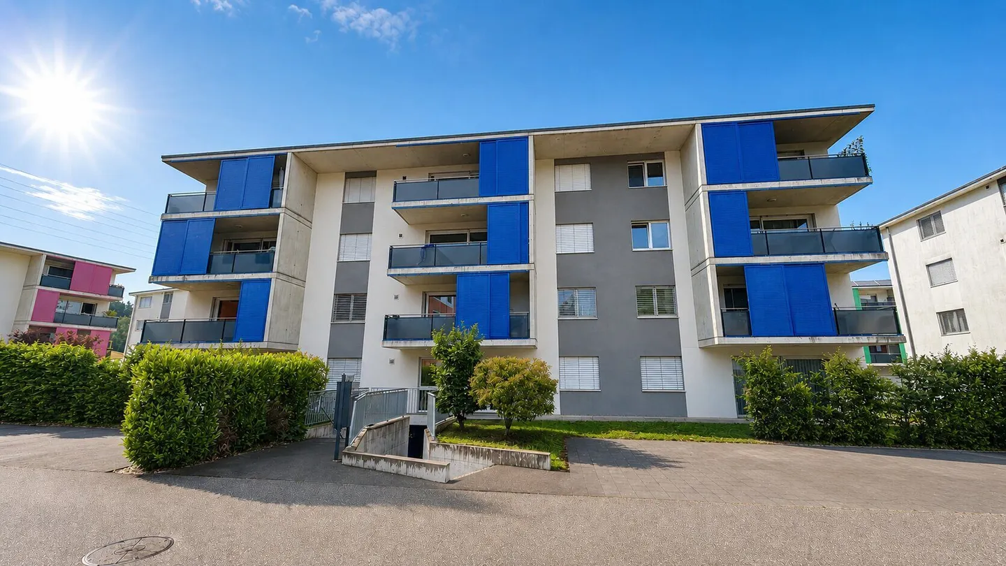 In affitto a Courrendlin appartamento al piano terra di 3,5 locali - Foto 9 di 10
