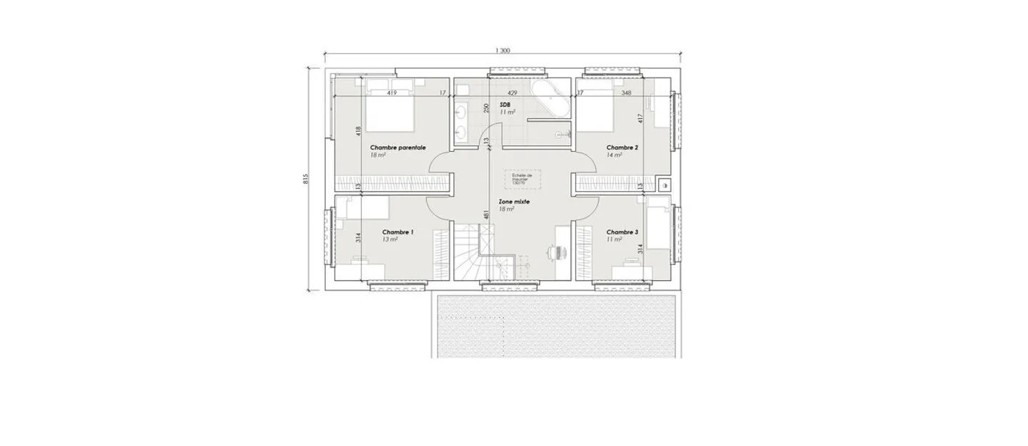 Villa familiale de 5.5 pièces dans le village de Coeuve - Photo 8 sur 8