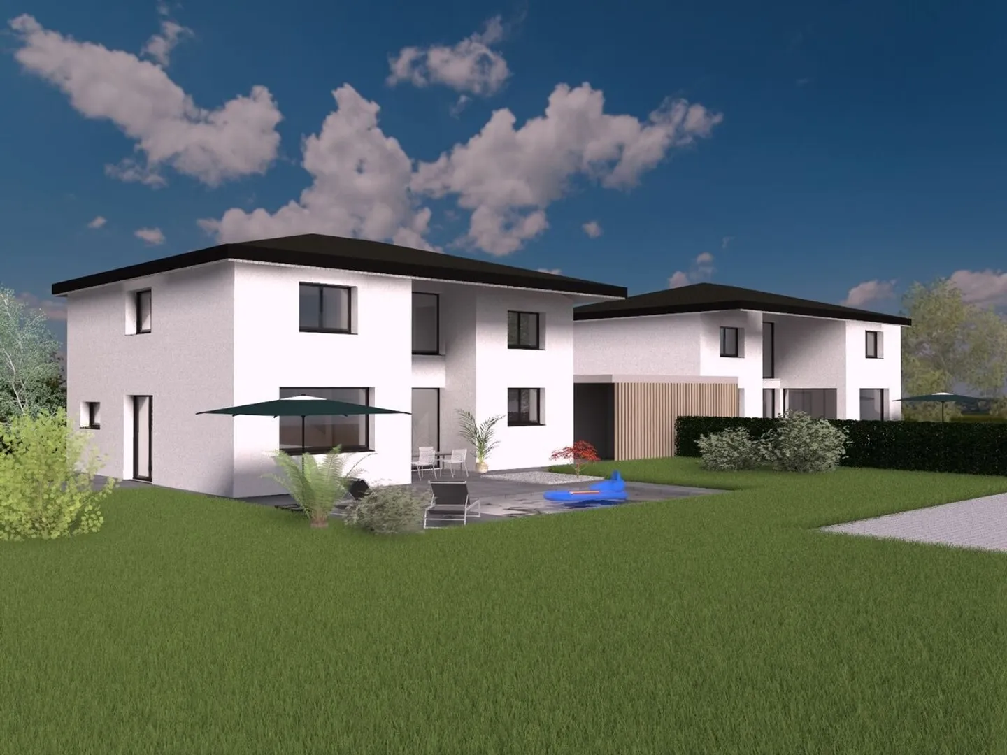 For sale modern semi-detached villa with 6 rooms under construction in Courgenay - Photo 3 of 6