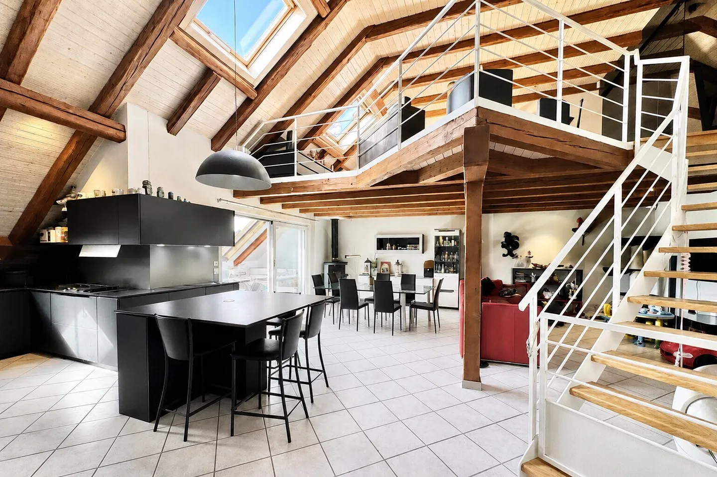 For sale magnificent high-end duplex with swimming pool in Courtételle - Photo 3 of 13