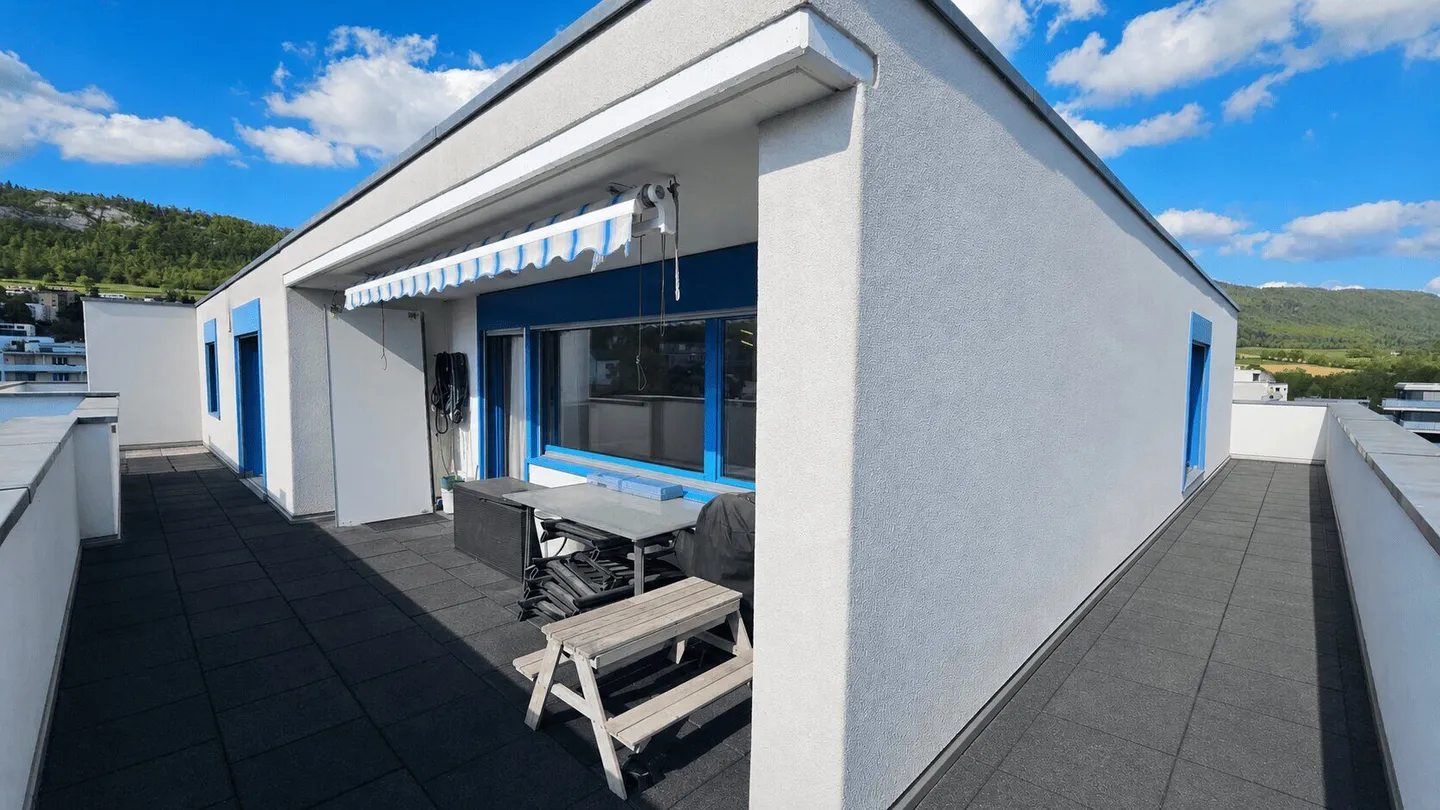 For sale in Delémont superb 6-room penthouse with 1 large terrace - Photo 1 of 13