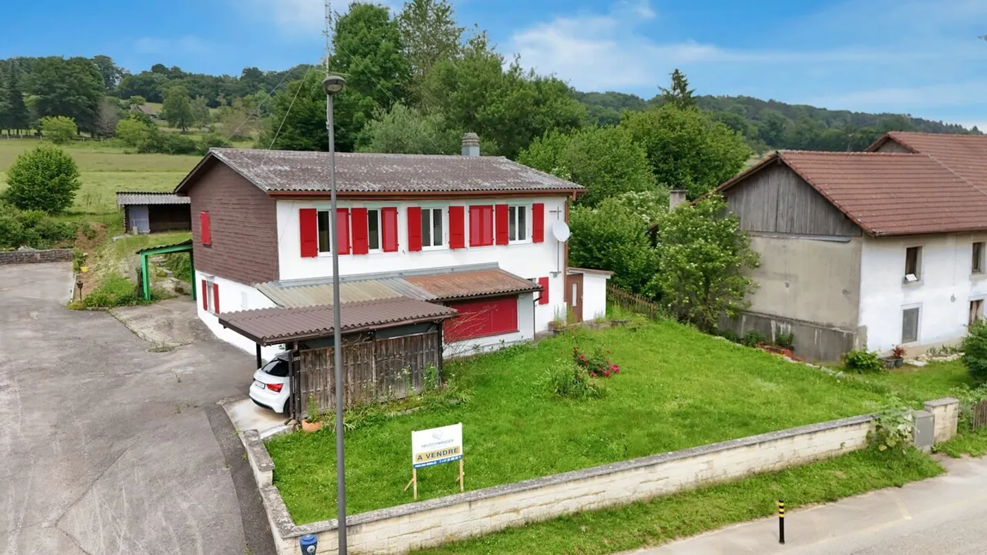 Zu verkaufen: Mietshaus in Réclère mit 2 Wohnungen - Foto 1 von 13