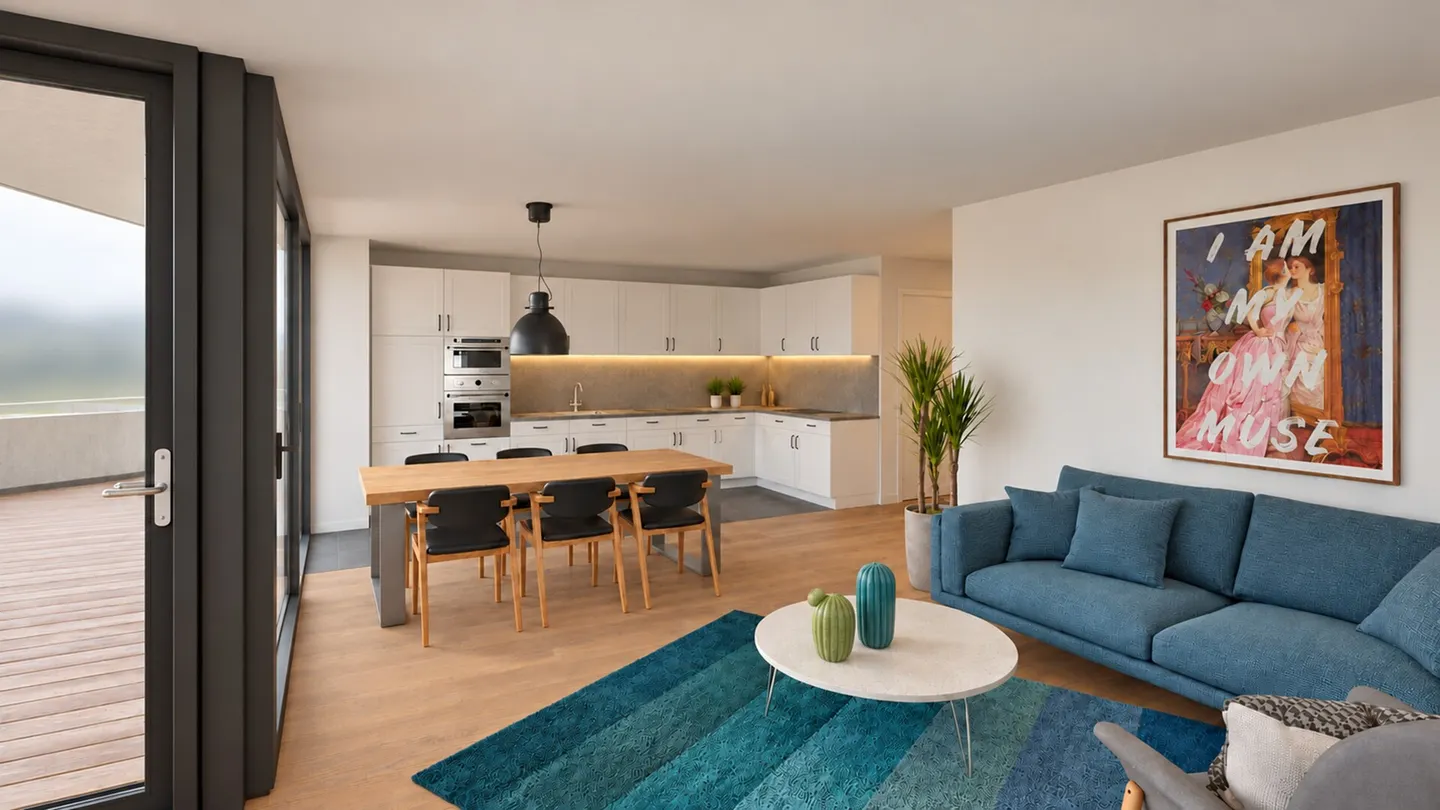 Ultimi appartamenti nuovi disponibili con giardino d'inverno nel progetto Trauthei - Foto 3 di 13
