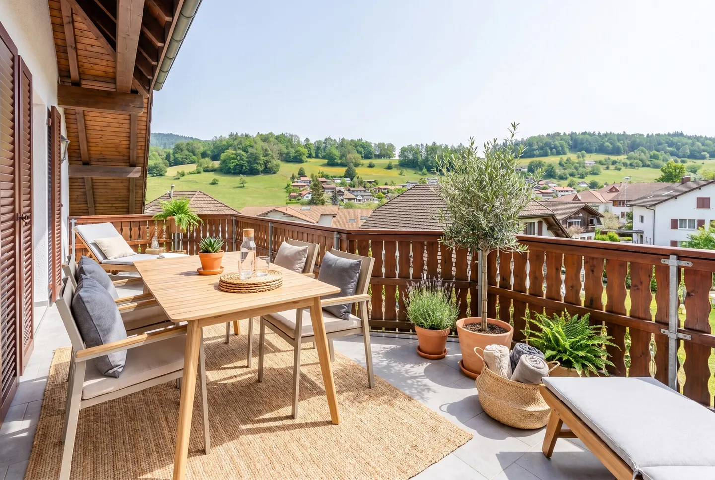 Maison familiale de 5,5 pièces dans le style d'une maison de campagne avec de grands espaces extérieurs - Photo 4 sur 13