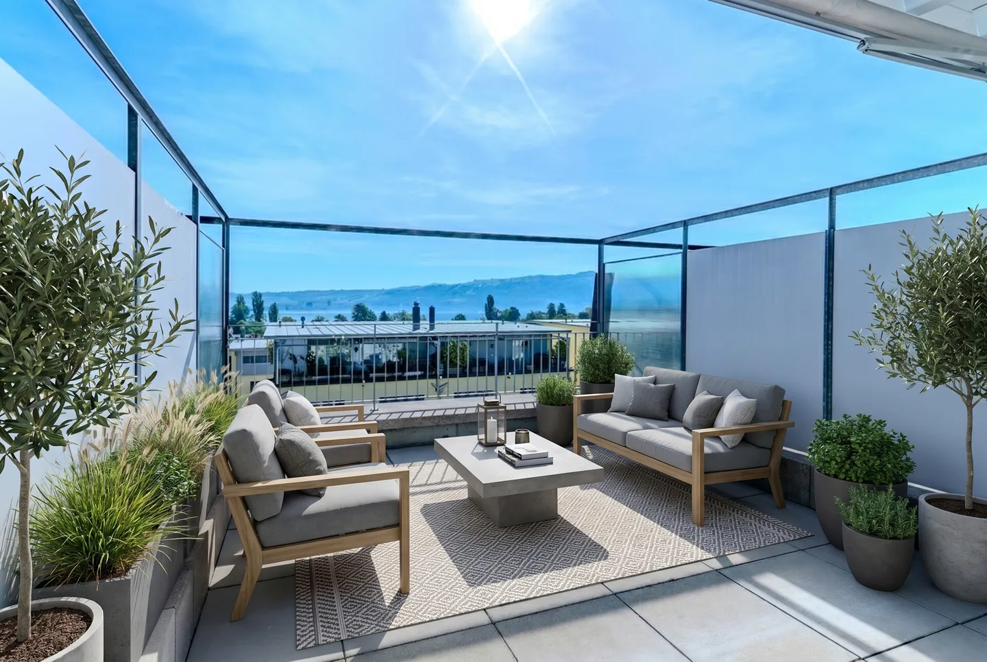 Casa a schiera con vista lago in posizione privilegiata - Foto 9 di 13